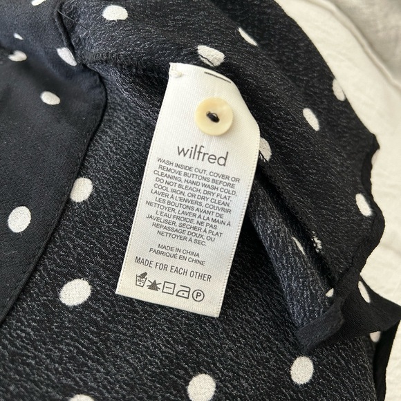 Wilfred polka dot peplum blouse - Picture 4 of 4